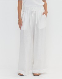 ALEXANDRA - Teri Pants White