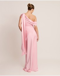 Six Stories - Drape One Shoulder Bridesmaid Dress