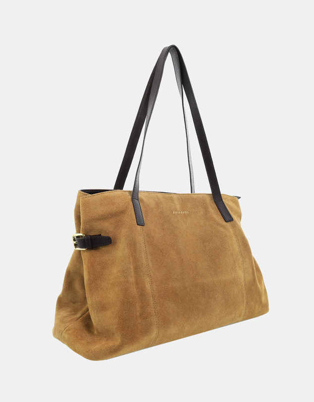 Pierre Cardin - Pierre Cardin Genuine Suede Leather Shoulder Bag