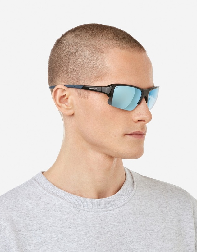 Hawkers Co - HAWKERS - BAT - BLACK BLUE CHROME Sunglasses for Men and Women UV400