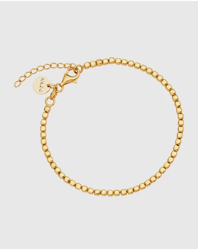 Najo - Quadrille Yellow Gold Bracelet (18.5cm+ext)