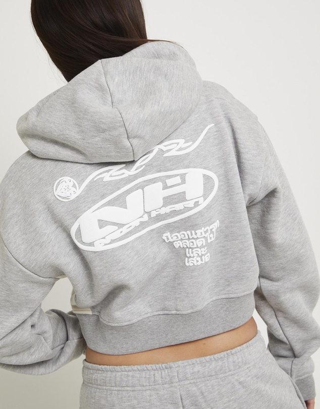 Neon Hart - Koi Zip Through Graphic Hoodie