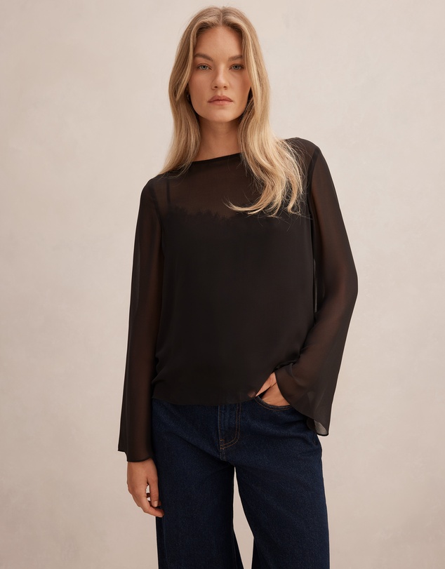 Forever New - Lottie Layered Long Sleeves Top