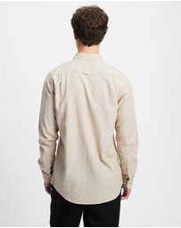 Staple Superior - Hamilton Linen Blend LS Shirt