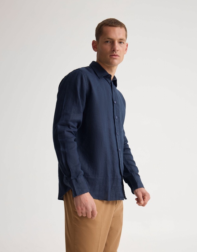 Oxford - Copper European Linen Shirt