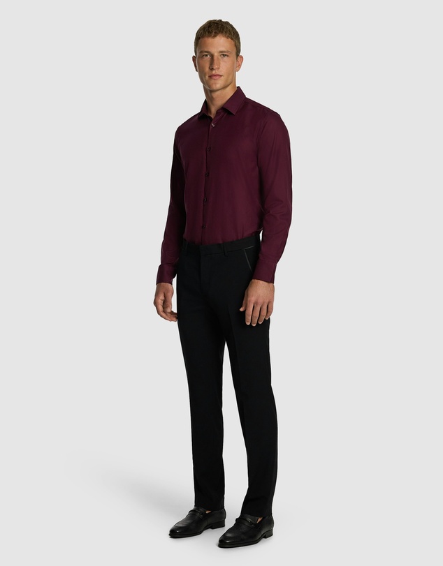 yd. - Monaco Pure Cotton Textured Dress Shirt