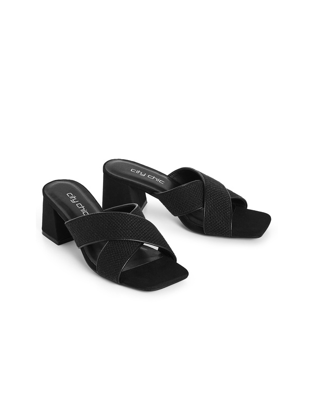 City Chic - Wide Fit Tuscany Slide