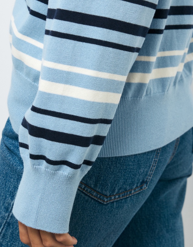 AERE - Elan Organic Cotton Stripe Polo