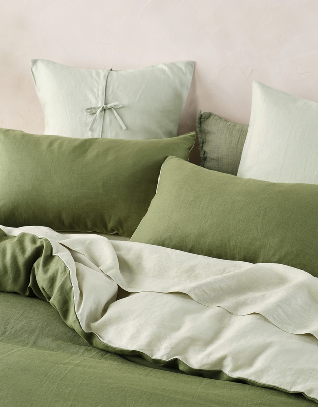 Linen House - Nimes Duet Pure Linen Quilt Cover Set