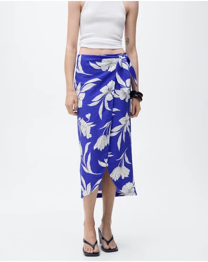 M.N.G - Floral Sarong Skirt