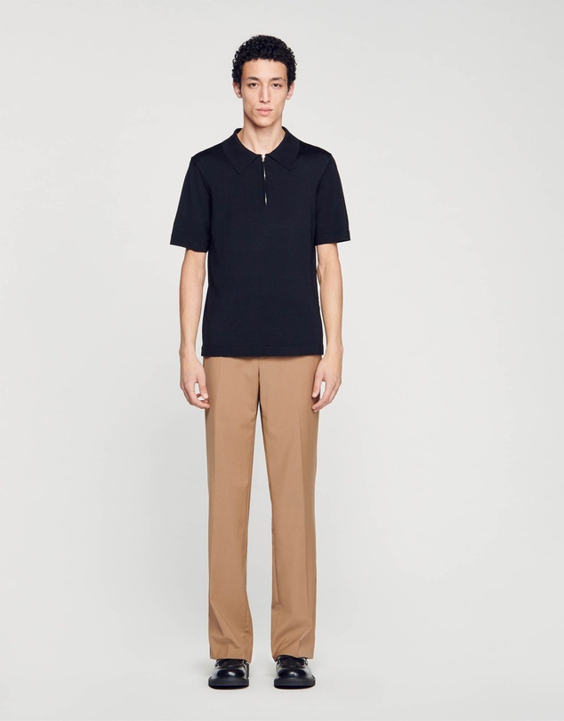 Sandro - Pablo Zip Sweater