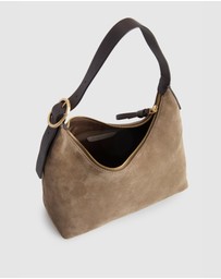 Evity - Malia Leather Suede Hobo Bag