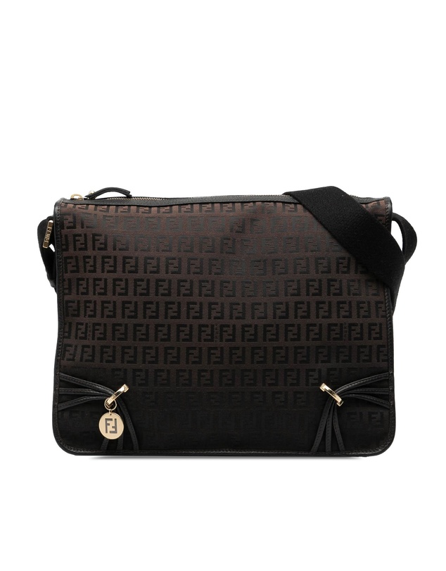 Pre-Loved by Azura Reborn - Pre-Loved Zucchino Canvas F Charm Crossbody