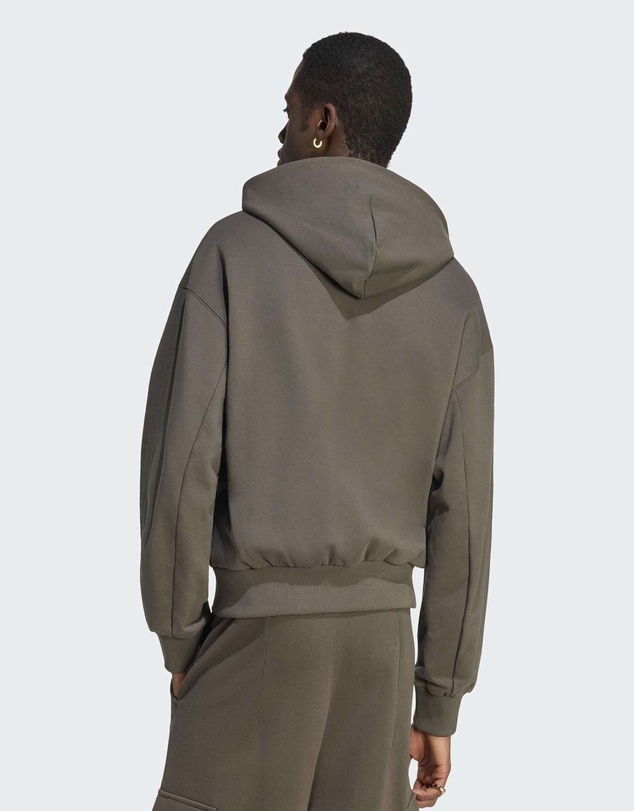 adidas Originals - PREMIUM ESSENTIALS CROPPED FULL ZIP Hoodie Mens
