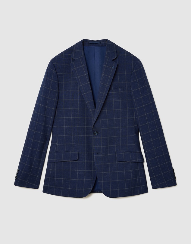 Politix - Sebastian Windowpane Check Tailored Jacket