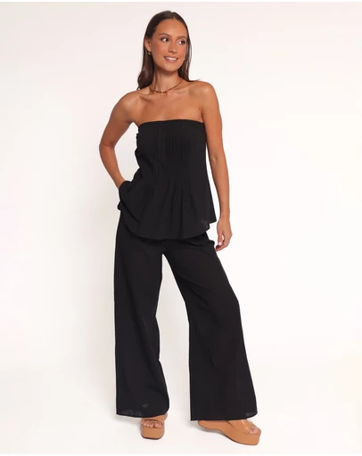 Petal & Pup - Charlie Strapless Pant Set - Black