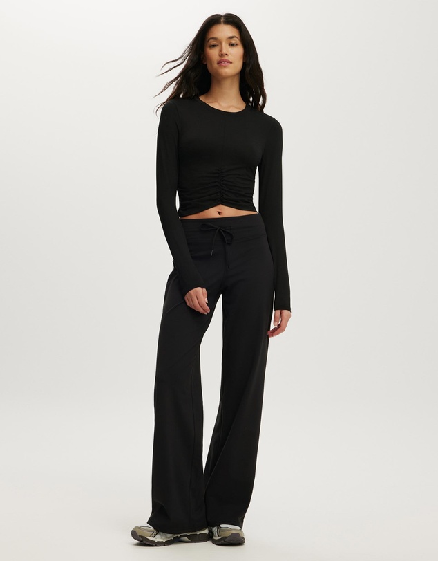 Cotton On Body Active - Active Ruched Front LS Top