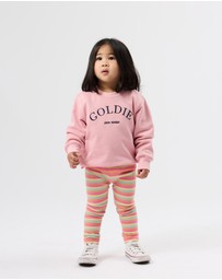 Goldie + Ace - Essential Stripe Rib Leggings - Babies-Kids