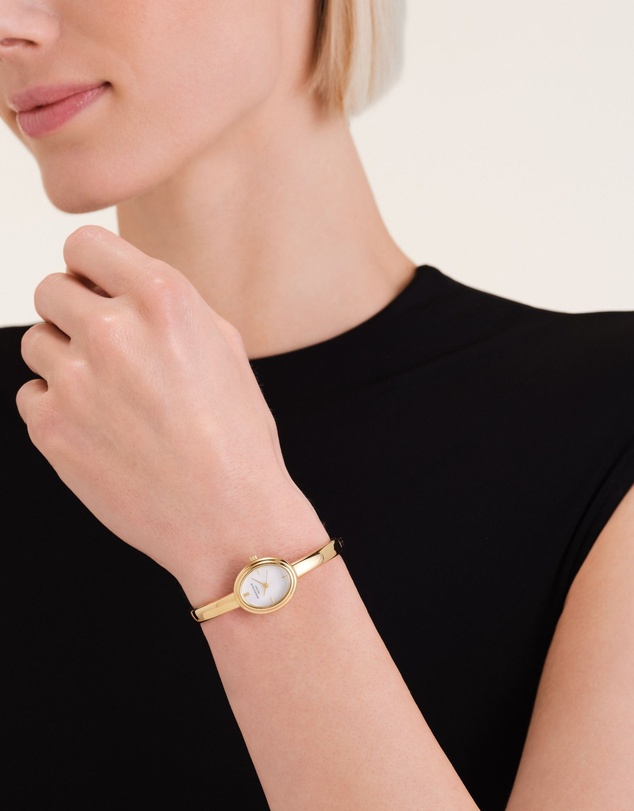 Rosefield - Rosefield Studio Edition 6 Bangle Watch Oval Gold Small 56 mm