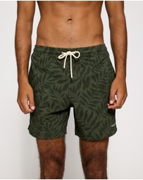 Assembly Label - Palm Print Swim Shorts