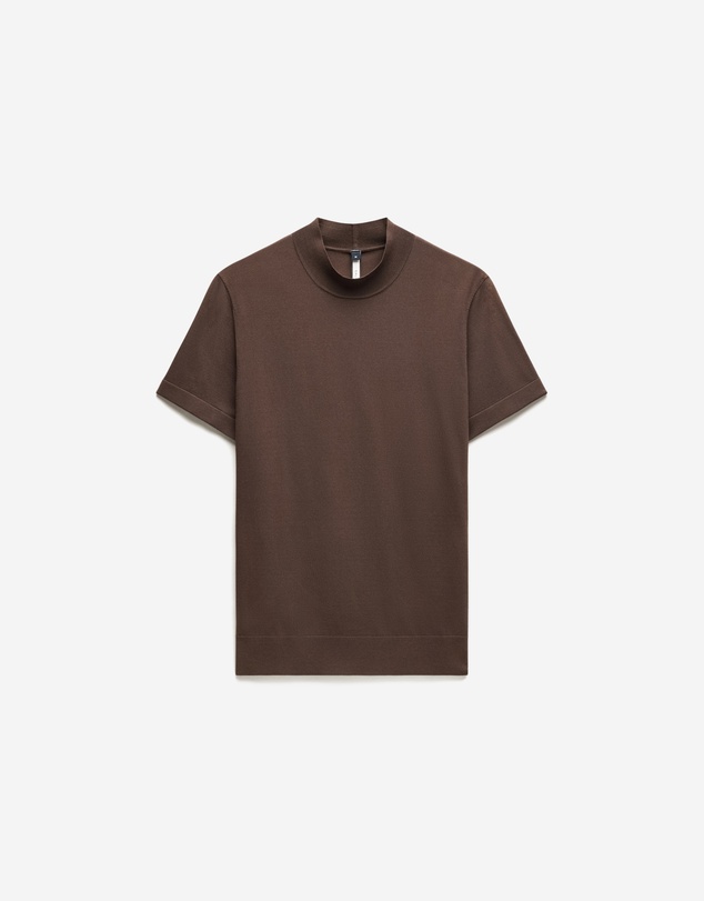 Calibre - Slim Tech Knit T-shirt Mocha