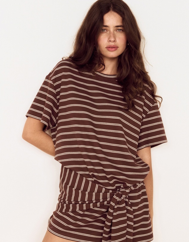 MINKPINK - Vesper Tie Waist Mini Dress