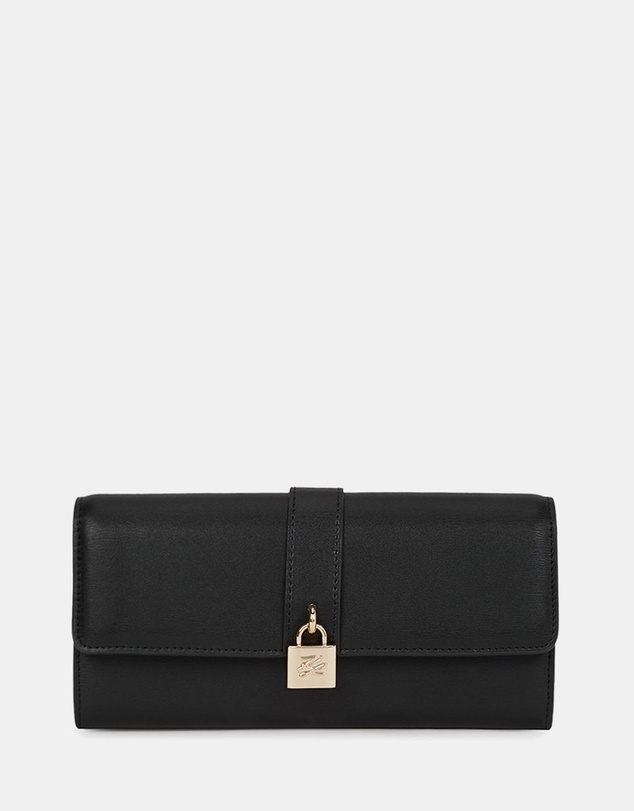 Karl Lagerfeld - K/Autograph Padlock Large Flap Wallet