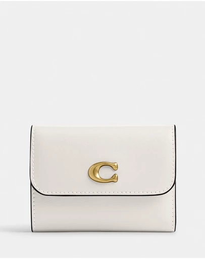 Coach - Refined Calf Leather Essential Card Holder Wallet