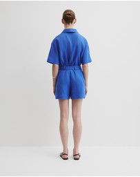 Country Road - Organically Grown Linen Tuck Front Short