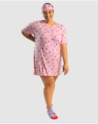 Bamboozld - Womens Cavoodles Jersey Night-Tee