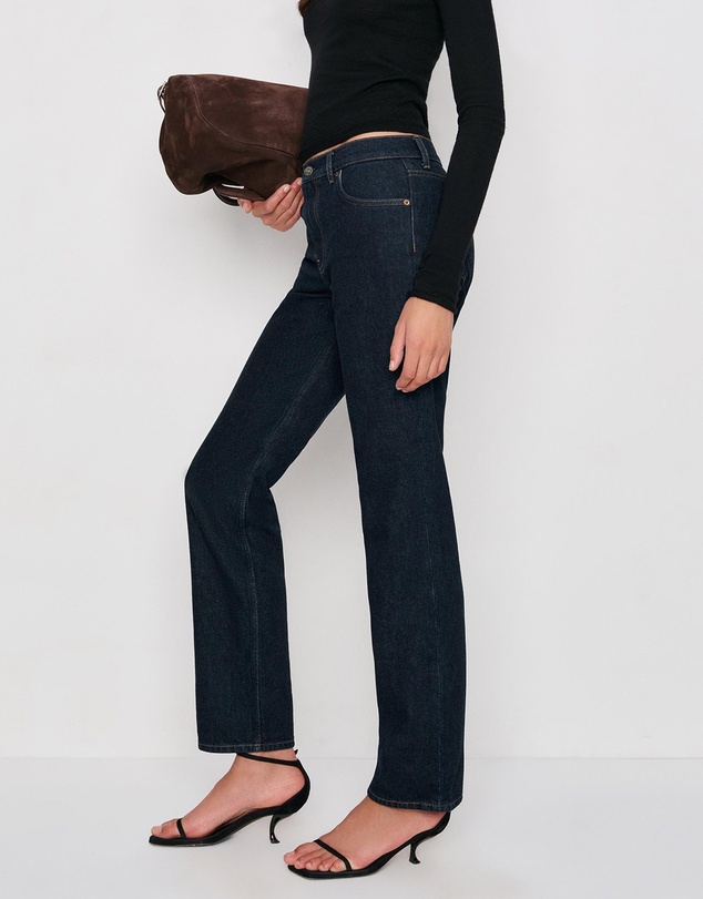Reformation - Greer Mid Rise Straight Jeans