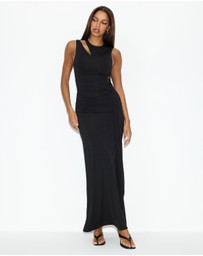 Dazie - Reba Asymmetrical Maxi Dress