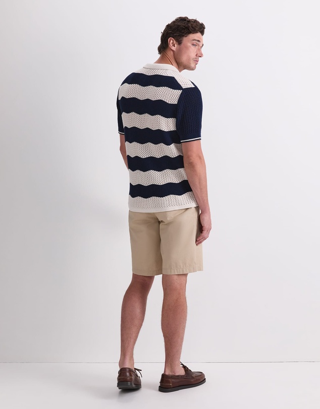 Sportscraft - Wave Stripe Knit Polo