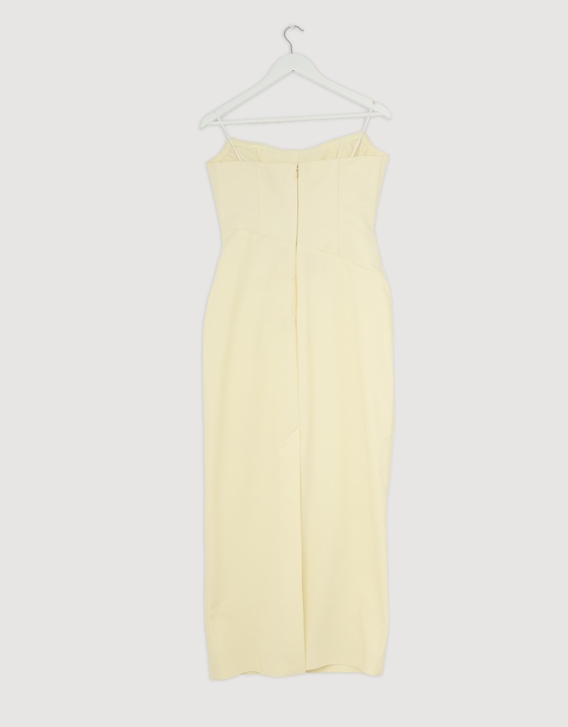 Revibe - Repaired Shona Joy Lani Strapless Corset Maxi Dress - AU 12