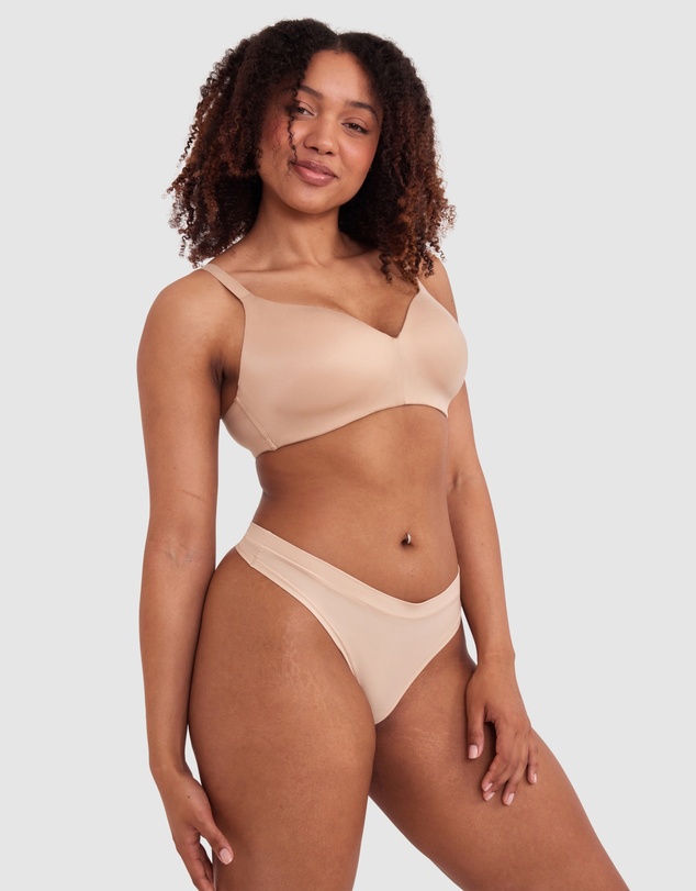 Bras N Things - Body Bliss V-String Knicker - Nude
