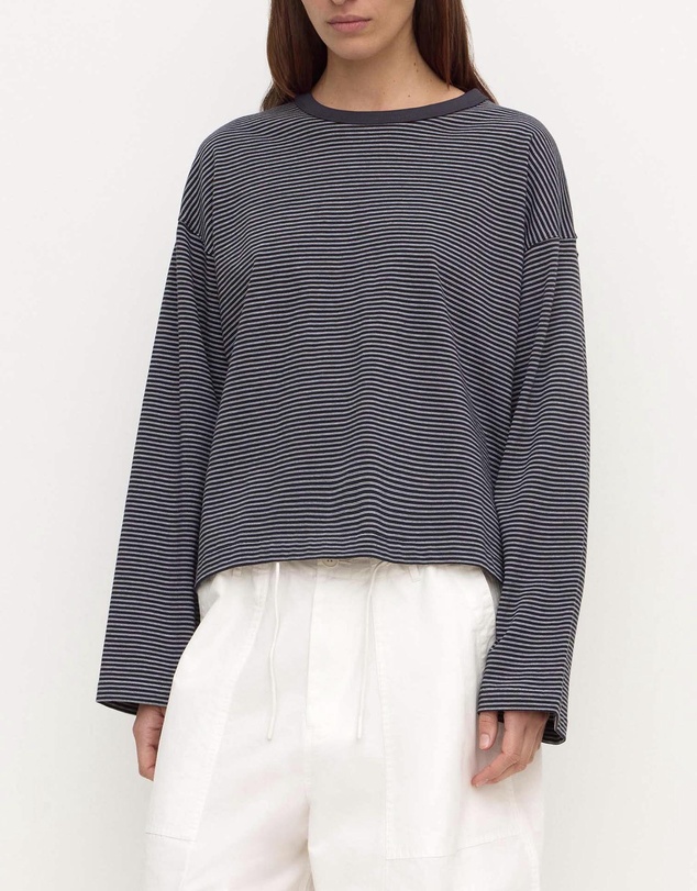 Assembly Label - Malone Stripe Wide Sleeve Tee