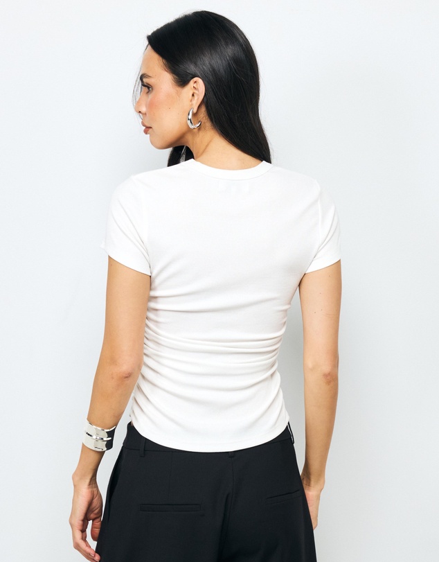 AERE - Belle Ruched T-Shirt
