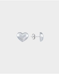 Sunday Stephens - Frosted Heart Earring