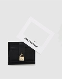 Karl Lagerfeld - K/Autograph Padlock Cardholder