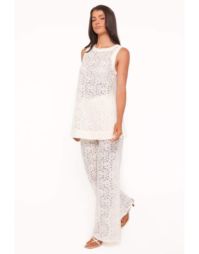 Petal & Pup - Sammy Embroidered Set - Cream Lace