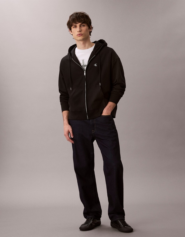 Calvin Klein Jeans - Premium Terry Relaxed Zip Hoodie