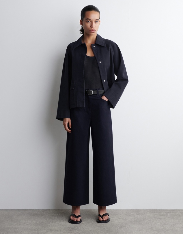 COS - Cotton Cropped Wide-Leg Trousers