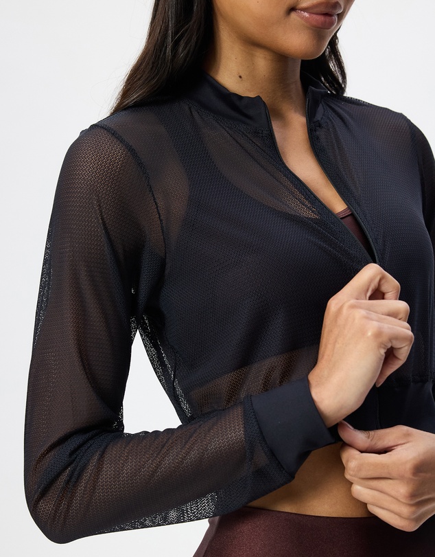 AVE Active - Mesh Crop Jacket