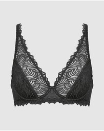 Naturana - The Friday Sheer Recycled Lace Underwire Bra