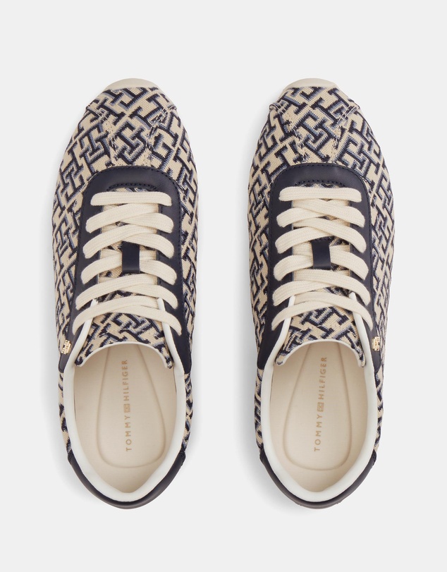 Tommy Hilfiger - Bella Monogram Sneakers - Women's