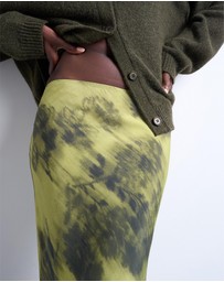TOPSHOP - Bias Maxi Skirt With Blurred Floral Print