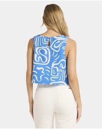 Billabong - Womens So Breezy Cropped Woven Top