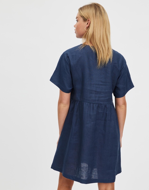 White By FTL - Zavi Linen Dress