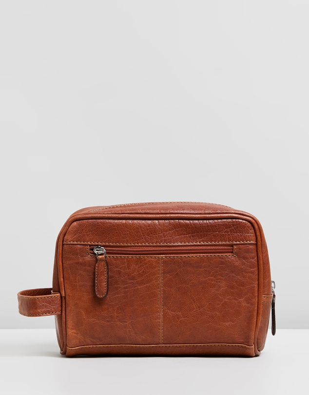 Staple Superior - George Leather Washbag