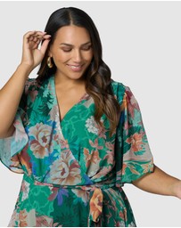 Pink Dusk by Curve Project - Hypnotic Maxi Dress
